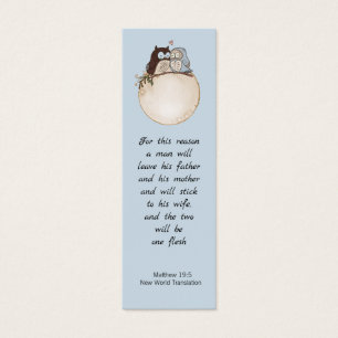 Casal Engraçado Moderno Ownership Bíblia Bookmark