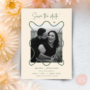 Casal Feliz Salva a data do anúncio de casamento