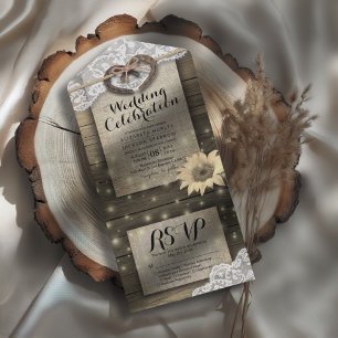Casal Ferraduras Lace Madeira Girassol RSVP
