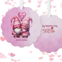 Casal Gnomo Rosa Plano