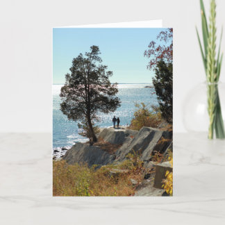 Casal no Amor - Cartão de Saudação do Vazio