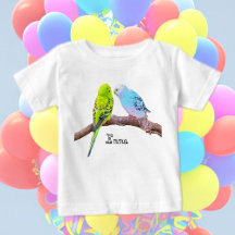 Casal orçamentário bonito - T-Shirt bebê personali
