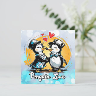 Casal Pinguim Encantador