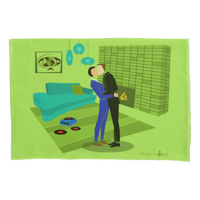 Casal retrô apaixonado (Frente)