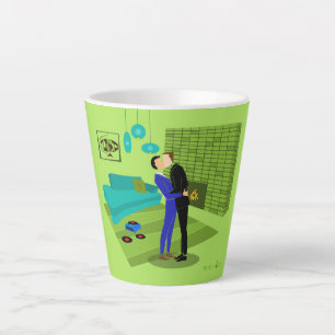 Casal Retroativo No Amor Na Caneca Lateral