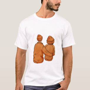 Casal T-Shirt de outono