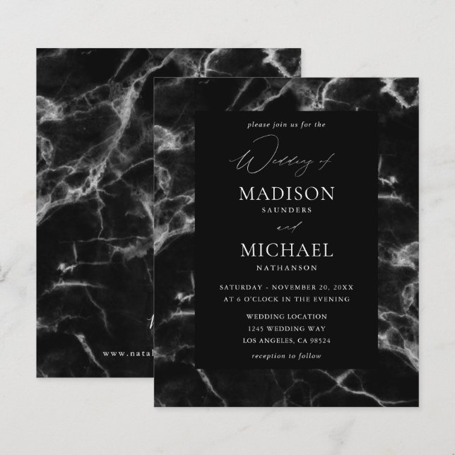 Casamento 2 do Mármaco Negro de Orçamento (Frente/Verso)