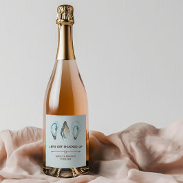 Casamento à Beira-Mar com Aquarela de Ostra