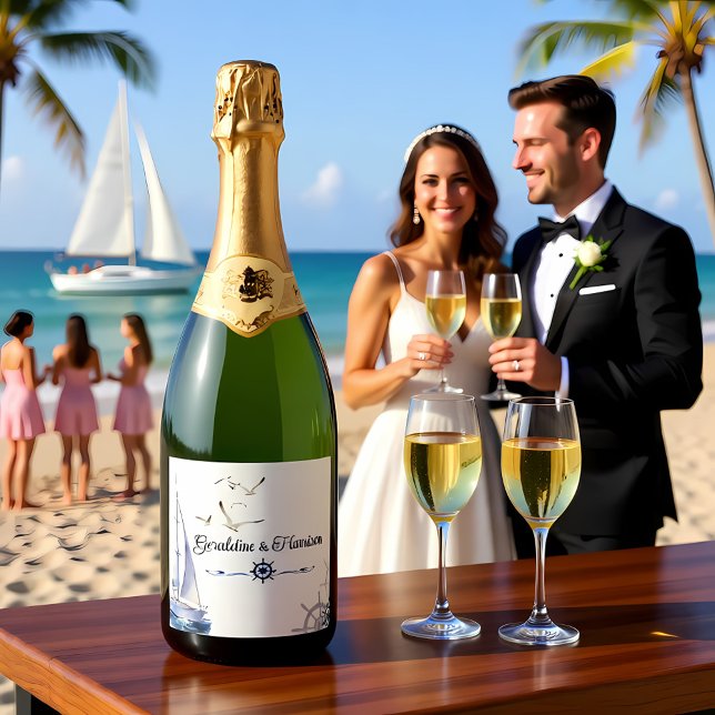 Casamento à vela náutica elegante (Criador carregado)