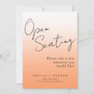 Casamento Aberto de Peach Orange Fuzz