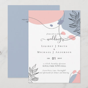 Casamento Abstrato Moderno Japandi Escandinavo
