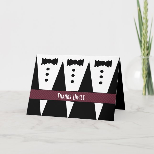 Casamento Agradecimento TIO Smóquines V03 (Frente)
