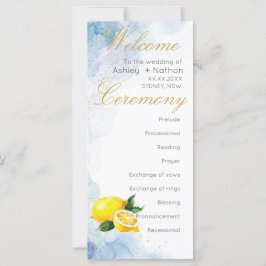 Casamento Amarelo-Azul-Limão Elegante