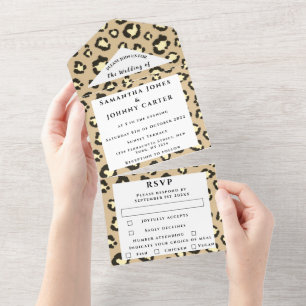 Casamento Animal com Cheetah Brown Safari, impress