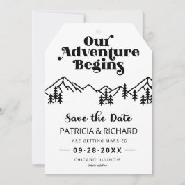 Casamento ao Ar Livre nas Montanhas Rústicas Save 