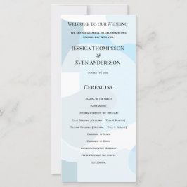Casamento Artístico Minimalista Azul-Abstrato Mode
