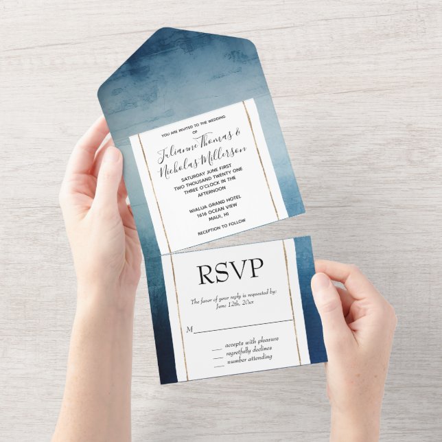 Casamento Azul Chic (Aba destacável)