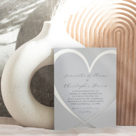 Casamento Azul Dusty do Coração das Folhas de Prat