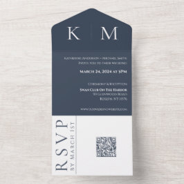 Casamento Azul e Branco-Monograma-