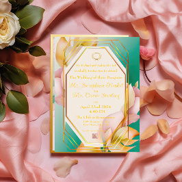 Casamento Azul e Rosa do Pastel Elegante Moderno