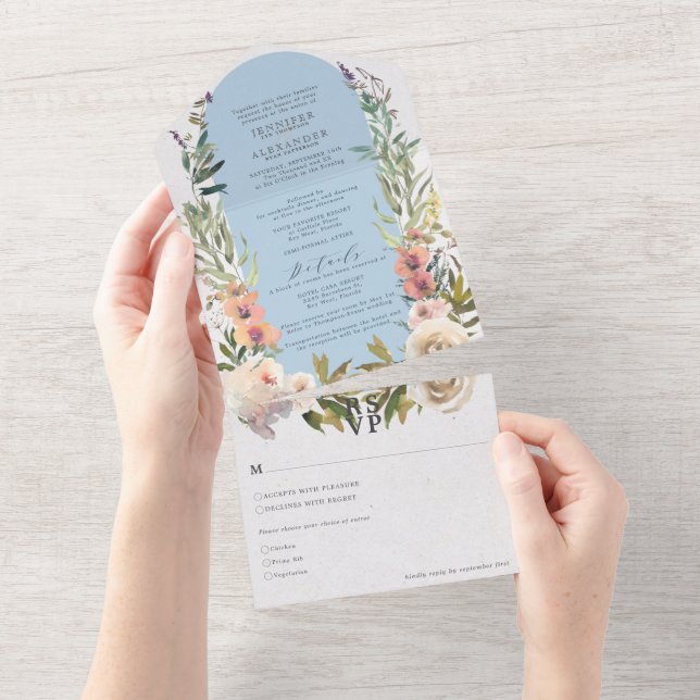Casamento Azul Em Pó Russo (Aba destacável)