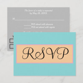 Casamento Azul Marinho Rosa Prata RSVP