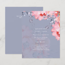 Casamento Azul Pano-Rosa-Rosa-Esbranquiçado