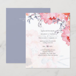 Casamento Azul Pano-Rosa-Rosa-Esbranquiçado