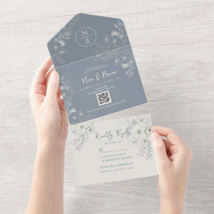 Casamento Azul Poeira Boho Periwinkle