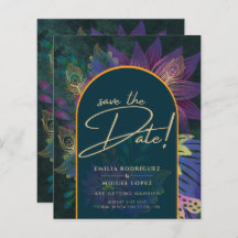 Casamento Azul Verde Paquock Jewel Tones