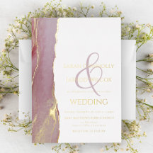 Casamento Belo em Rosa Poeirento e Dourado