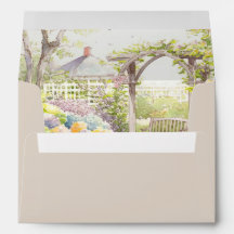 Casamento Belo Jardim de Creme Escuro