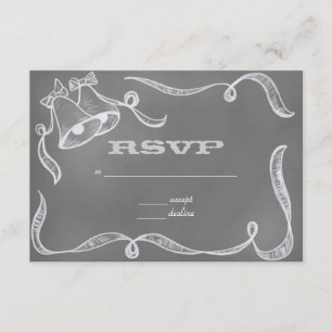 Casamento Bels RSVP do quadro do vintage