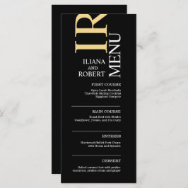 Casamento Black Modern - Menu