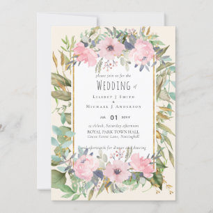 Casamento Blush Pink Floral Boho