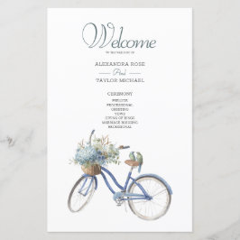 Casamento Bohemian Bicycle Watercolor