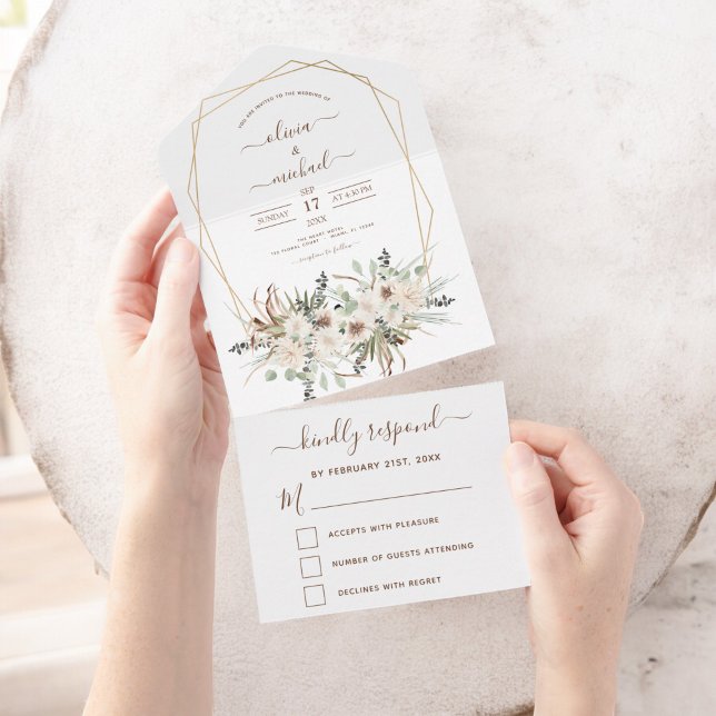 Casamento Bohemian Boho Eucalyptus Grass (Criador carregado)