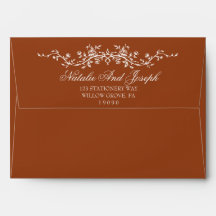 Casamento Boho de Terracota Laranja Queimada Flora