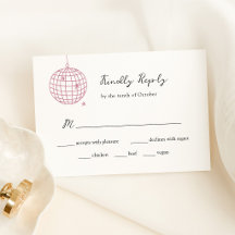 Casamento Bola de Disco Minimalista | Escolha de R