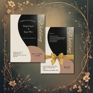 casamento bóquio de tons de terra simples