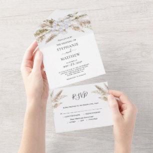 Casamento Botânico da Orquídea Boho Pampas