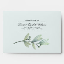 Casamento Botânico de Cor Verde Azul