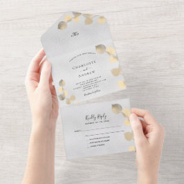 Casamento botânico do ouro de prata eucalipto