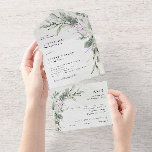 Casamento Botânico Eucalyptus Verdes Sage (Tearaway)