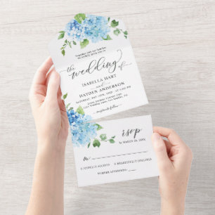 Casamento Botânico Floral Azul