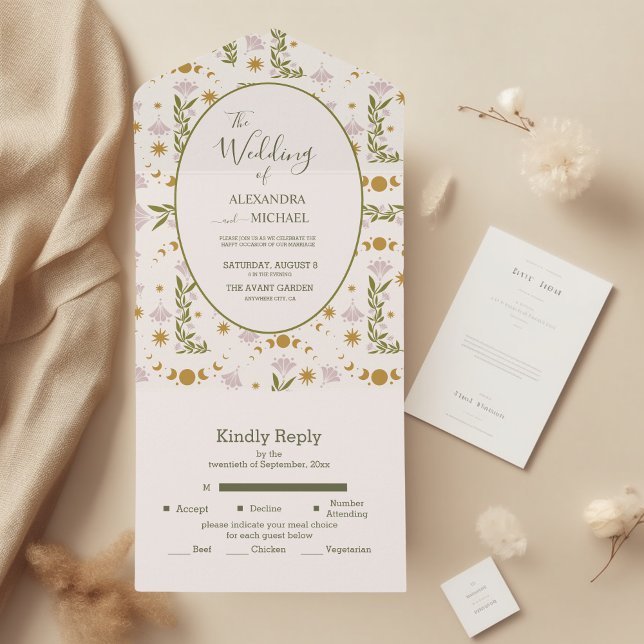 Casamento Botânico Místico Vintage (Criador carregado)