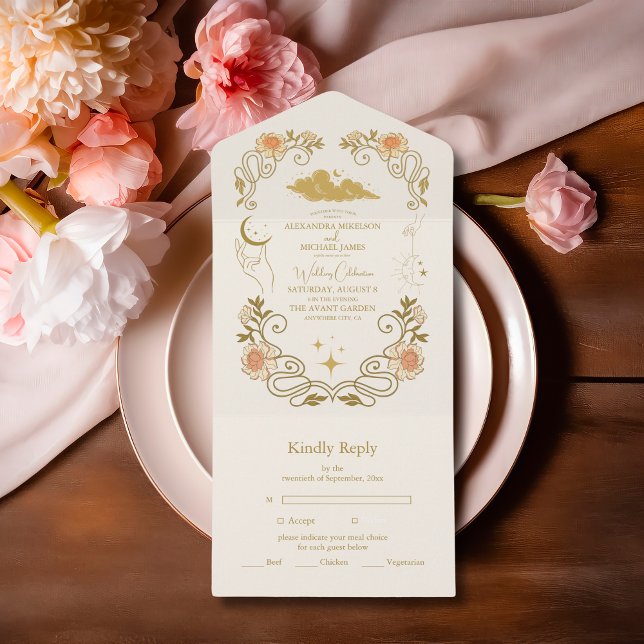 Casamento Botânico Místico Vintage (Criador carregado)