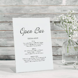 Casamento Branco de Bar Aberto Minimalista de Scri