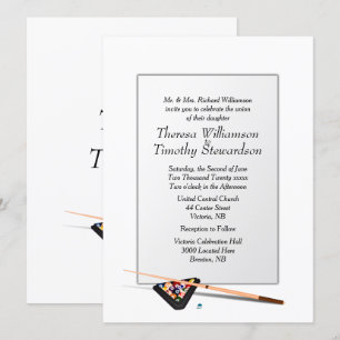 Casamento Branco de Convite para Casamento de Tema