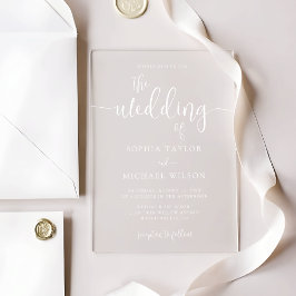 Casamento Branco de Script Contemporâneo de na mod